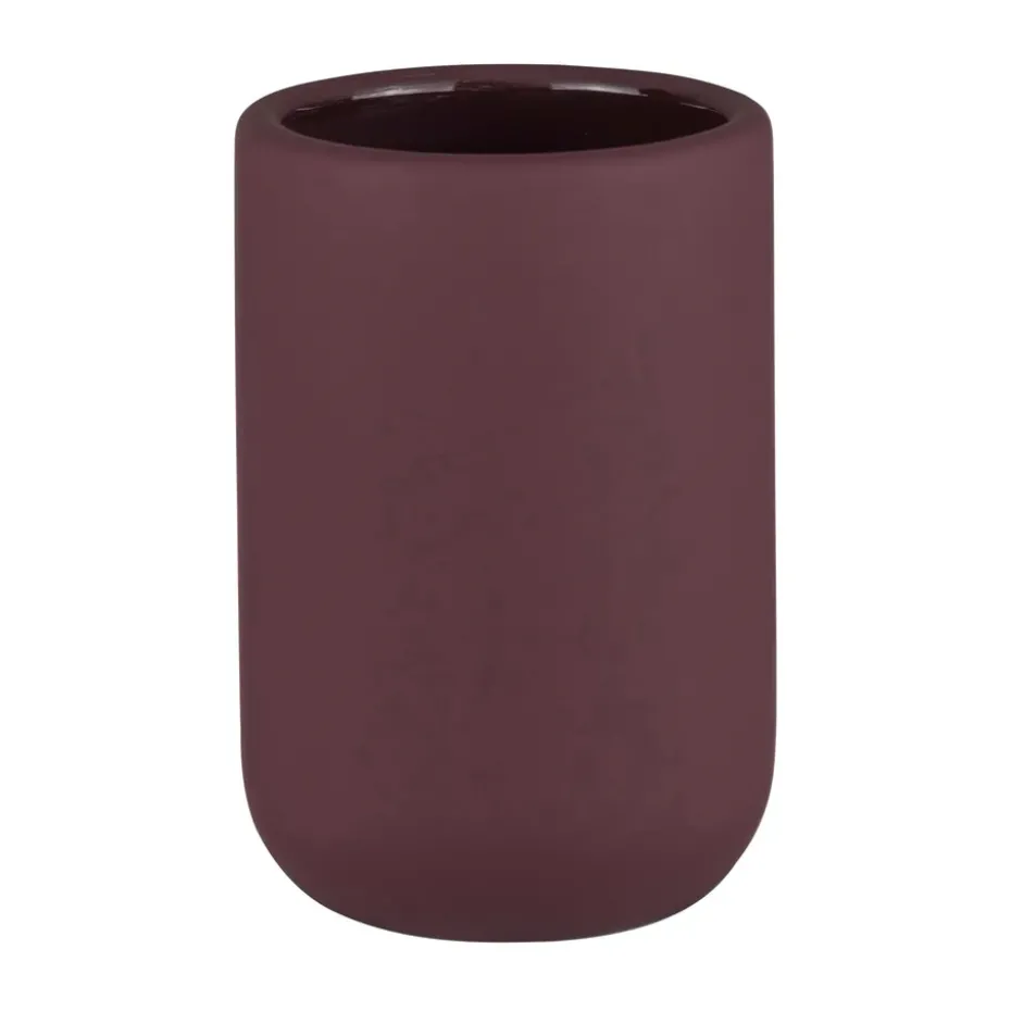 Lotus tooth brush holder, Wine