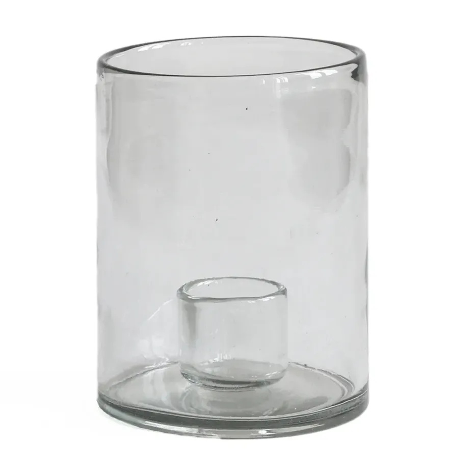 Luna candle sticks Ø12 cm, Clear