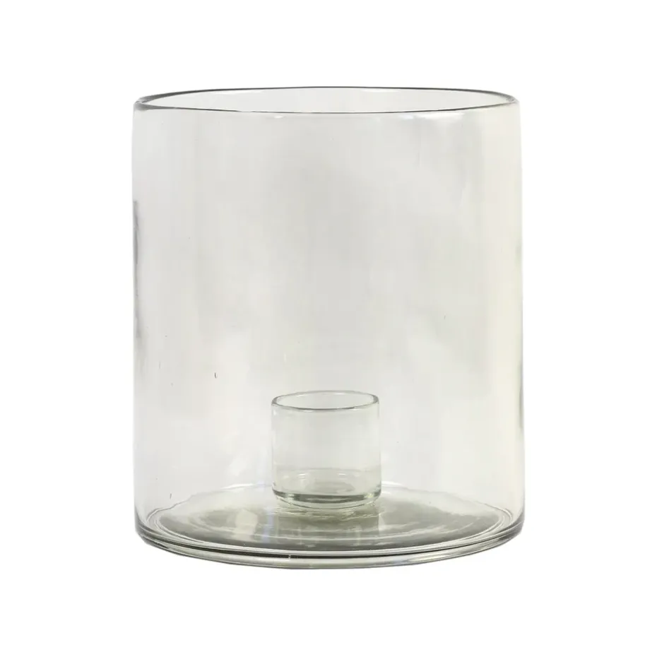 Luna candlestick Ø20 cm, clear