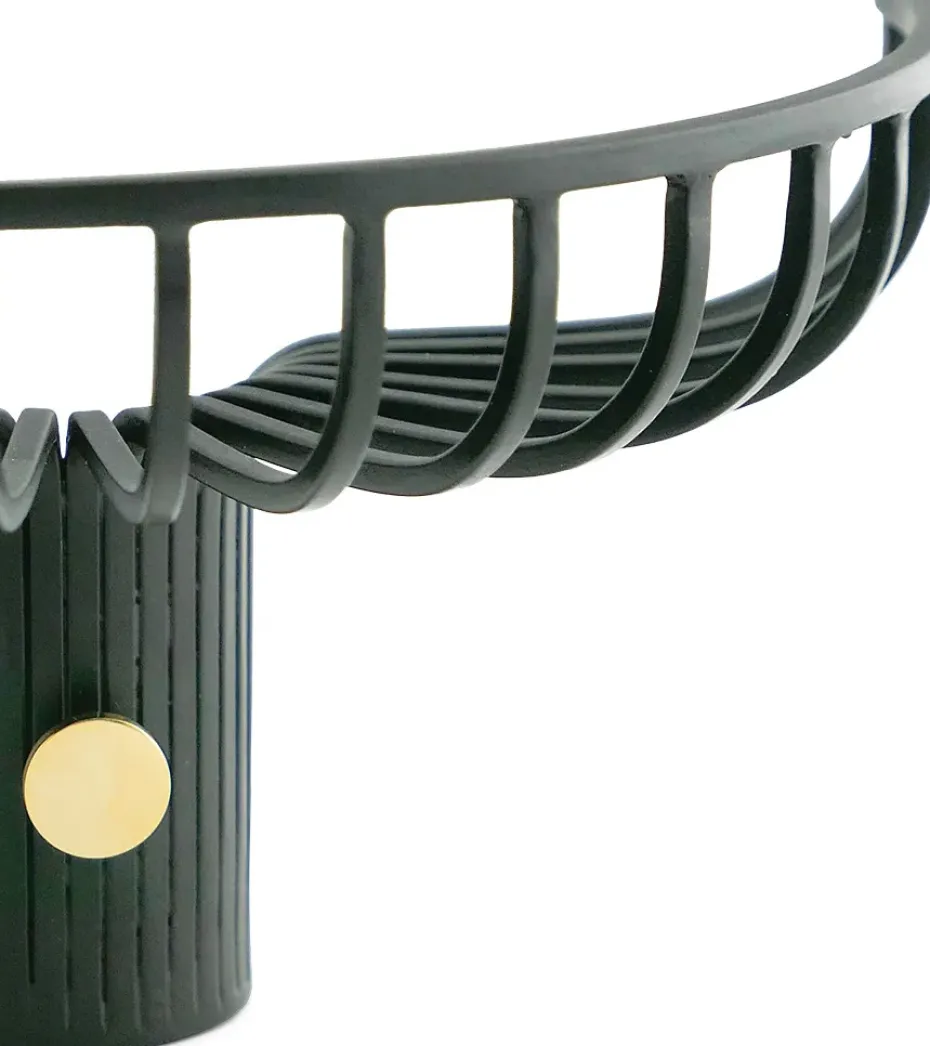 Lunett objects hat rack with hook, Black