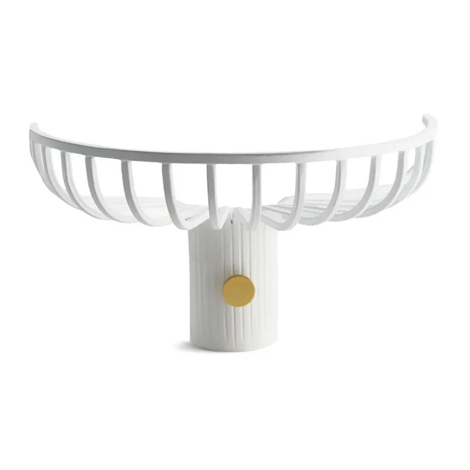 Lunett objects hat rack with hook, White