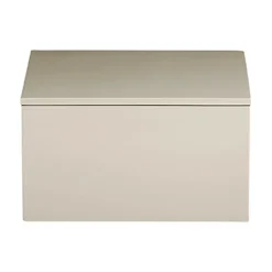 Lux lacquered storage box 19x19x10.5 cm, Latte