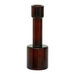 Lyla B candle holder 19 cm, Brown