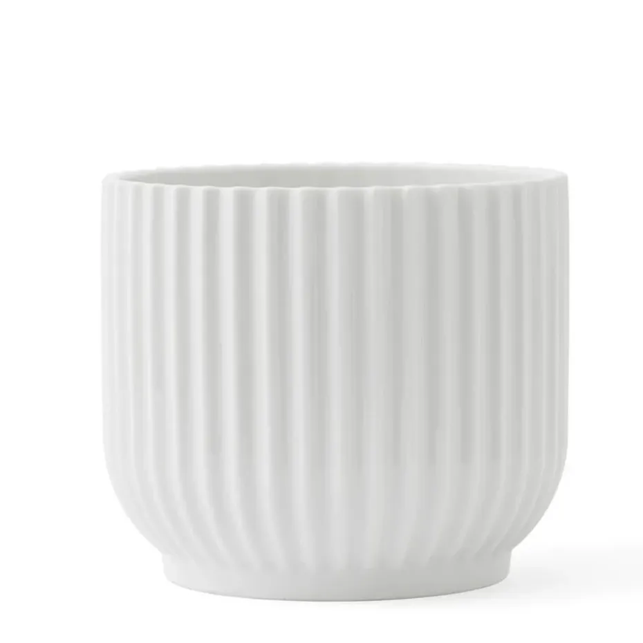 Lyngby flower pot white, Ø11,5 cm