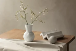 Lyngby Tura vase white, 18 cm