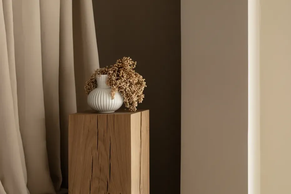 Lyngby Tura vase white, 14.5 cm