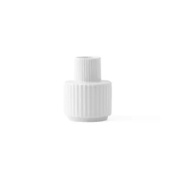 Lyngby vase candle holder white, 7 cm