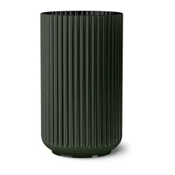 Lyngby vase, Dark green, 31 cm