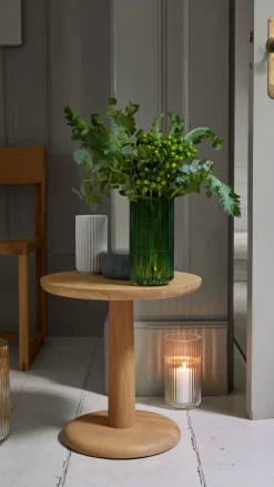 Lyngby vase glass clear, 25 cm