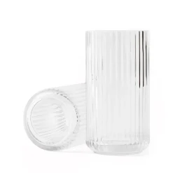 Lyngby vase glass clear, 20 cm