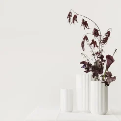 Lyngby vase white, 15 cm