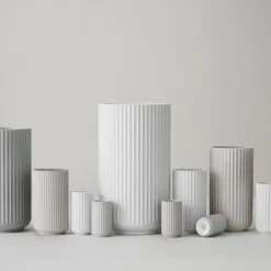 Lyngby vase white, 15 cm