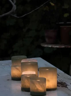 Lyric lantern L, light grey