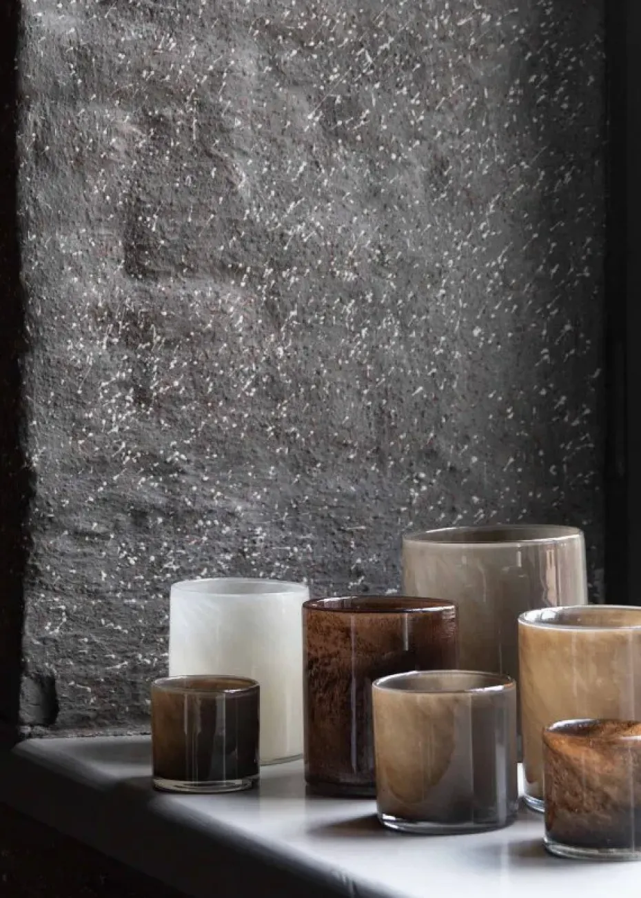 Lyric lantern M, dark brown