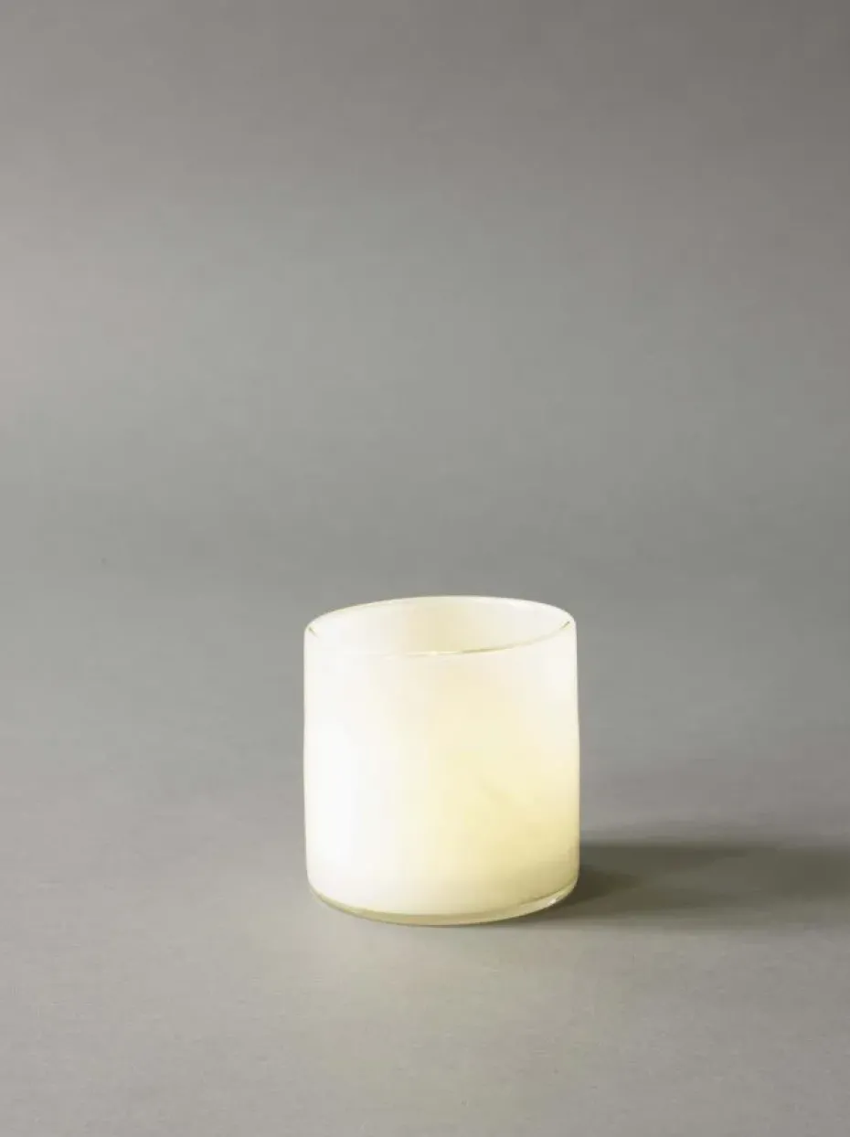 Lyric lantern S, linen (white)