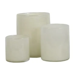 Lyric lantern S, linen (white)