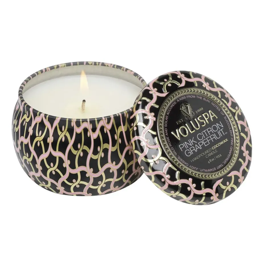 Maison Noir Mini Tin scented 25 hours, Pink Citron Grapefruit