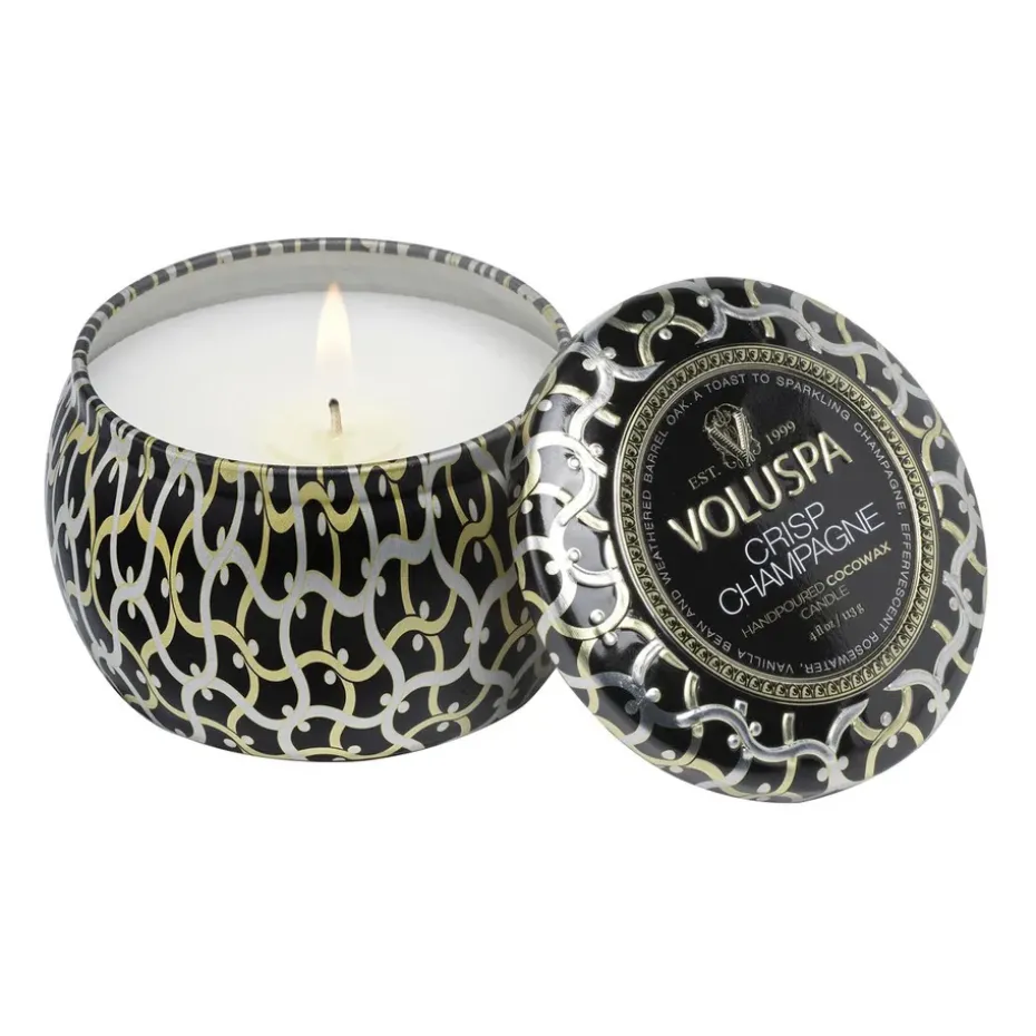 Maison Noir Mini Tin scented 25 hours, Crisp Champagne
