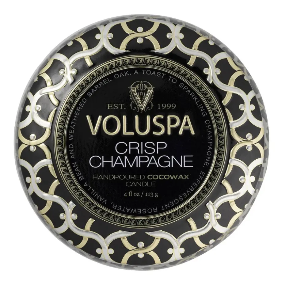 Maison Noir Mini Tin scented 25 hours, Crisp Champagne