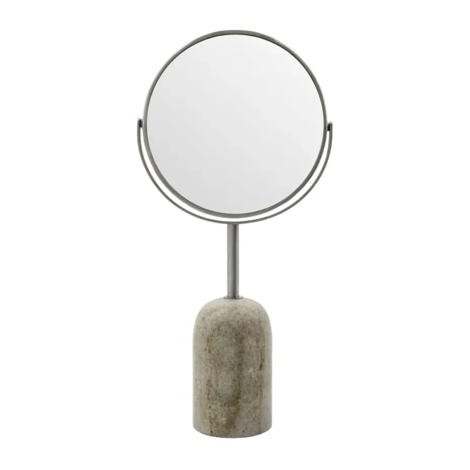 Marble double-sided mirror, Beige
