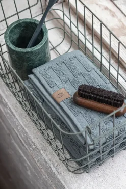 Marble toothbrush holder 10 cm, Dark forest