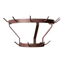 Marcel clothes hanger wall-mounted, Wine red