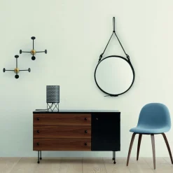 Matégot coatrack, black-brass