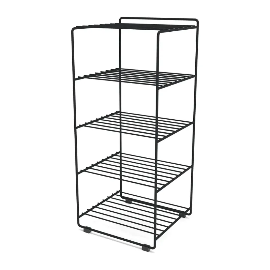 Maze Shoescraper shoe shelf, Black
