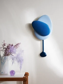 Mellow Clock wall clock, Blue
