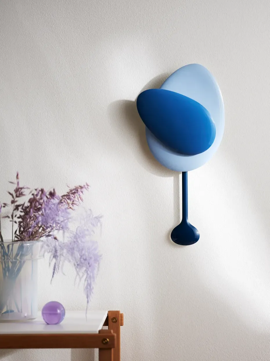Mellow Clock wall clock, Blue