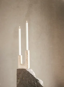 Minerva candle sticks 20 cm, Cream