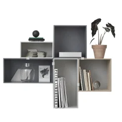 Mini stacked 2.0 storage system, small, light grey