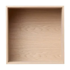 Mini stacked 2.0 storage system, medium, oak