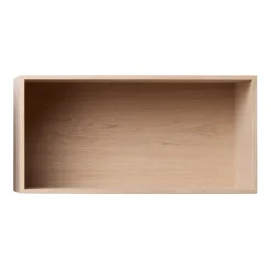 Mini stacked 2.0 storage system, large, oak
