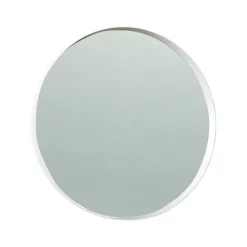 Mirror 9, White, Ø80 cm