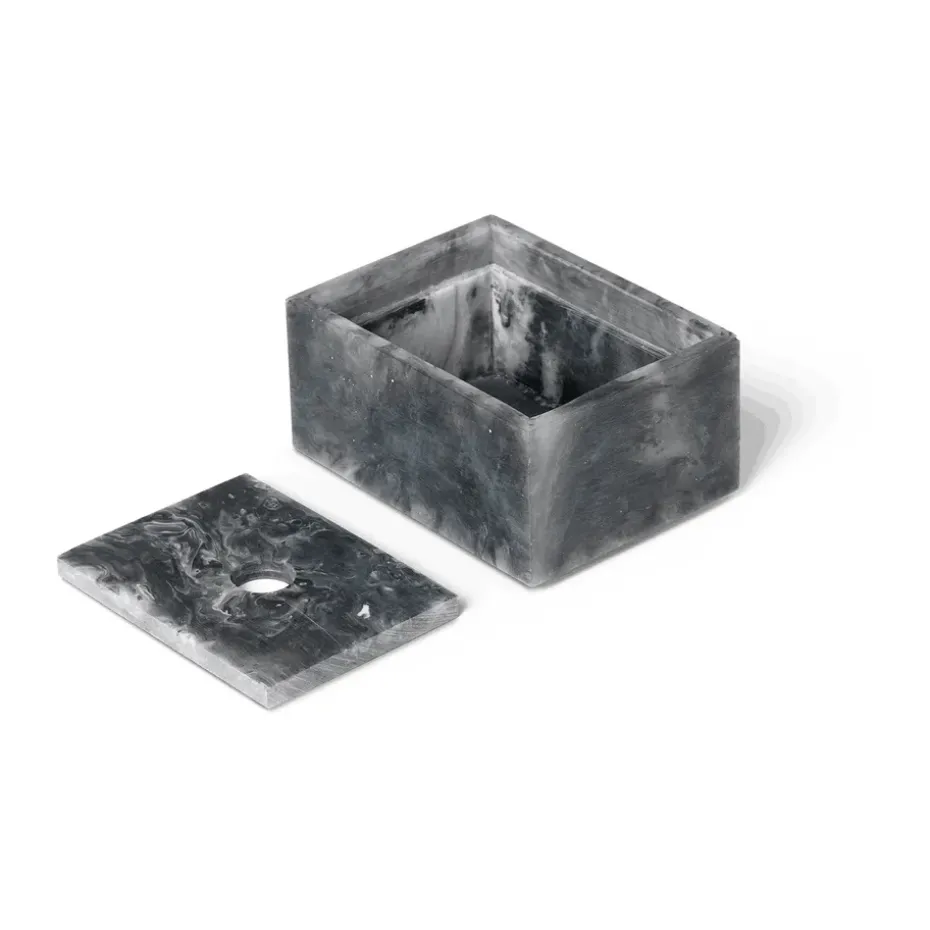 Mist storage box 7,5x10 cm, Charcoal