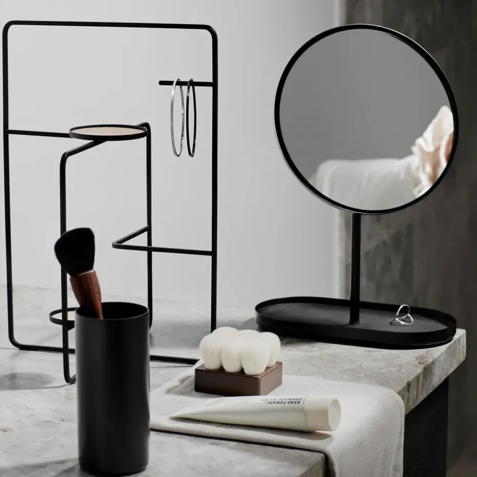 Modo make-up mirror, Black