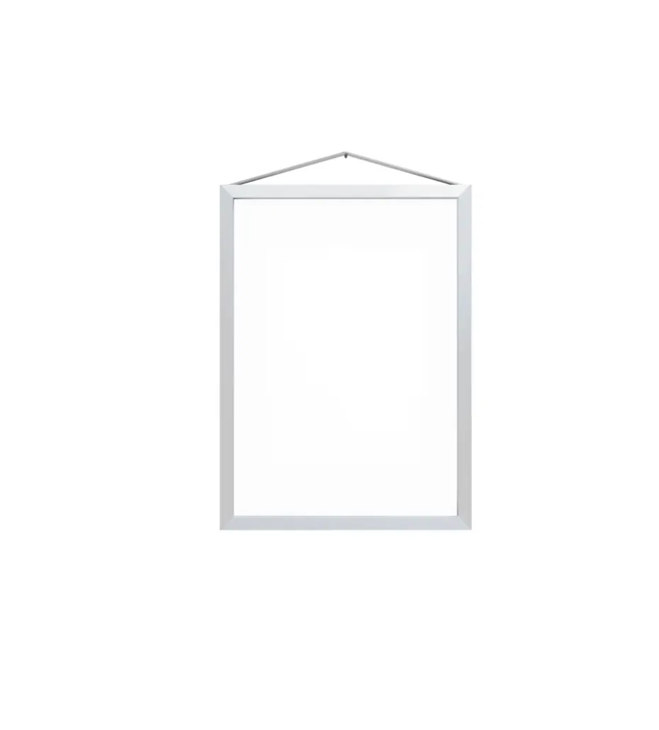 Moebe frame A4 22.6x31.3 cm, Brushed aluminium