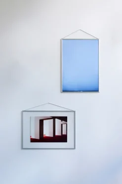 Moebe frame A4 22.6x31.3 cm, Brushed aluminium