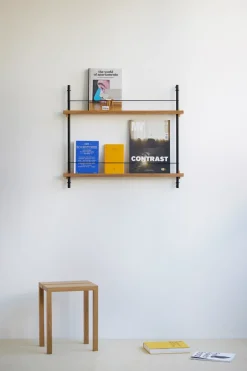 Moebe magazine rack, Black-black