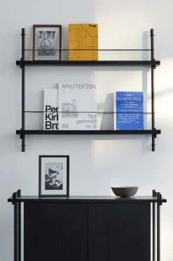 Moebe magazine rack, Black-black