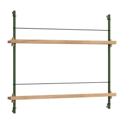 Moebe magazine rack, Oak-green
