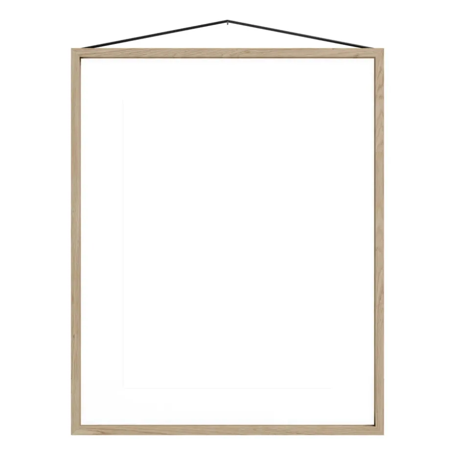 Moebe oak frame 40x50 cm, Transparent. Wood. Black