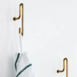 Moebe wall hook small 2- pack, matte gold