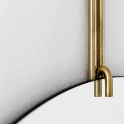 Moebe wall mirror Ø 70 cm, Bronze