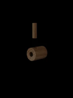 Moebe wooden wall hook, Smoked oak