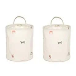 Moira storage basket small Ø18x22 cm 2 pieces, Multi