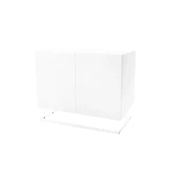 Molto 560 cabinet - modul, White. incl. white metal frame