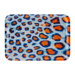 Monster tray Medium 37x53 cm, Coral-white-ultramarine blue