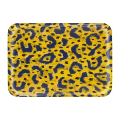 Monster tray Medium 37x53 cm, Ochre yellow-grey-black
